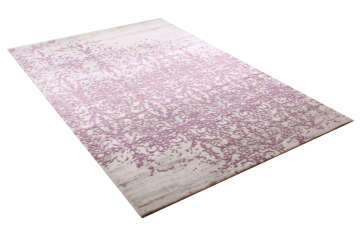Pembe Desenli Modern Salon Halısı
