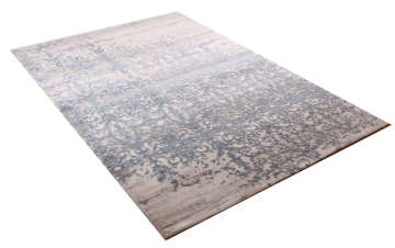 Mavi Desenli Modern Tasarım Salon Halısı 0.80 x 1.50