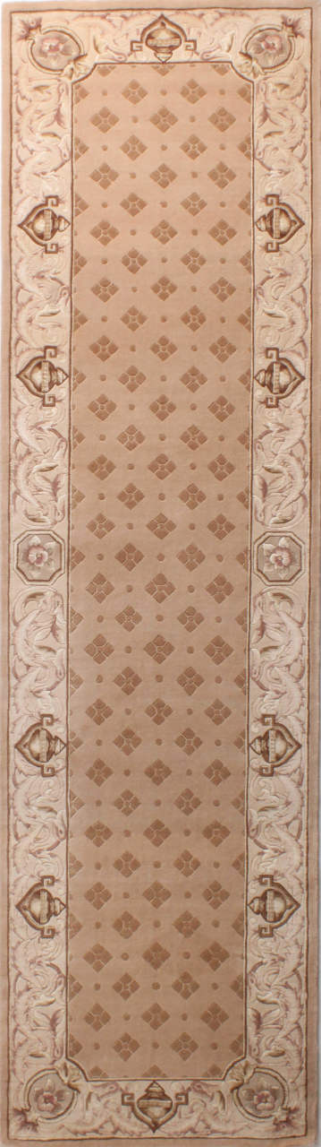 İnce Dokuma İpekli Koridor Halısı