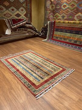 Şal Desenli Küçük Halı