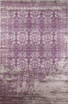 Pembe Silik Desen Tasarımlı Halı