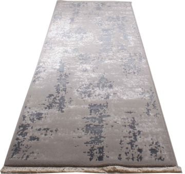 Gri Lacivert Modern Halı
