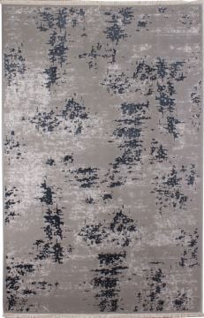 Gri Lacivert Modern Halı