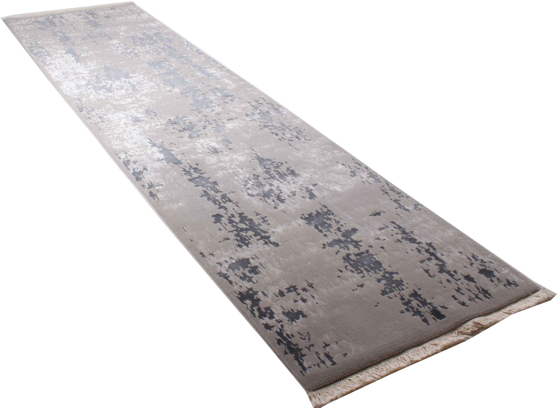 Gri Lacivert Modern Halı