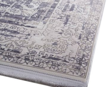 Denim Renkli Tasarım Bambu Halı