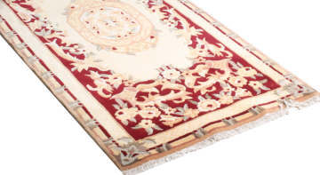 Aubusson Desenli Yün Koridor Halısı