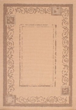 Modern Desenli Hasır Halı