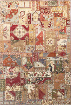 Uşak Desenli Patchwork Desenli El Halısı