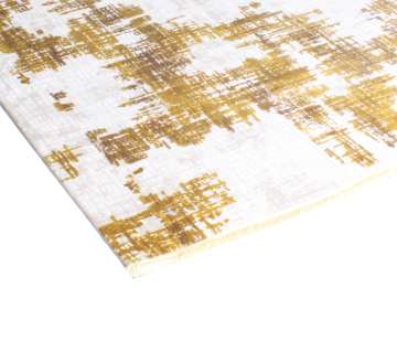 Sarı Beyaz Modern Halı