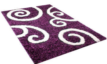 Parlak Mor Shaggy Halı 1.50 x 2.33