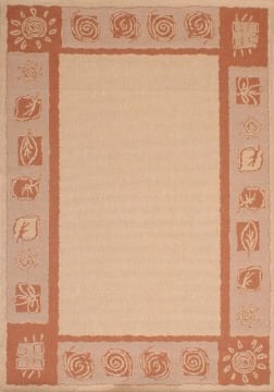 Modern Kahverengi Hasır Halı