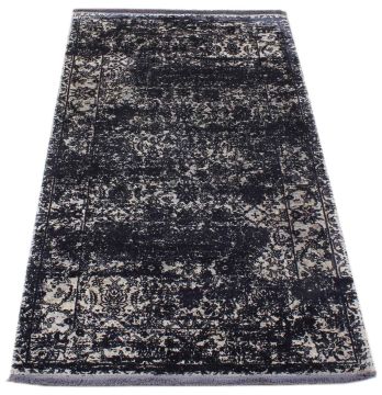 Light Grey Detailed Small Carpet