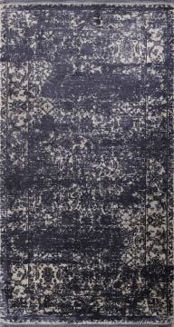 Light Grey Detailed Small Carpet
