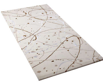 Serpme Boya Desenli Modern Halı 0.80 x 1.50