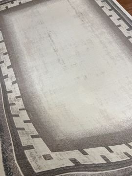 Kenarı Desenli Bambu Halı