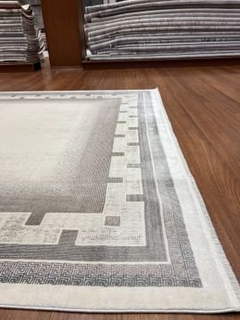 Kenarı Desenli Bambu Halı