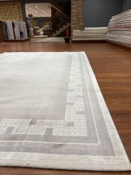 Kenarı Desenli Bambu Halı