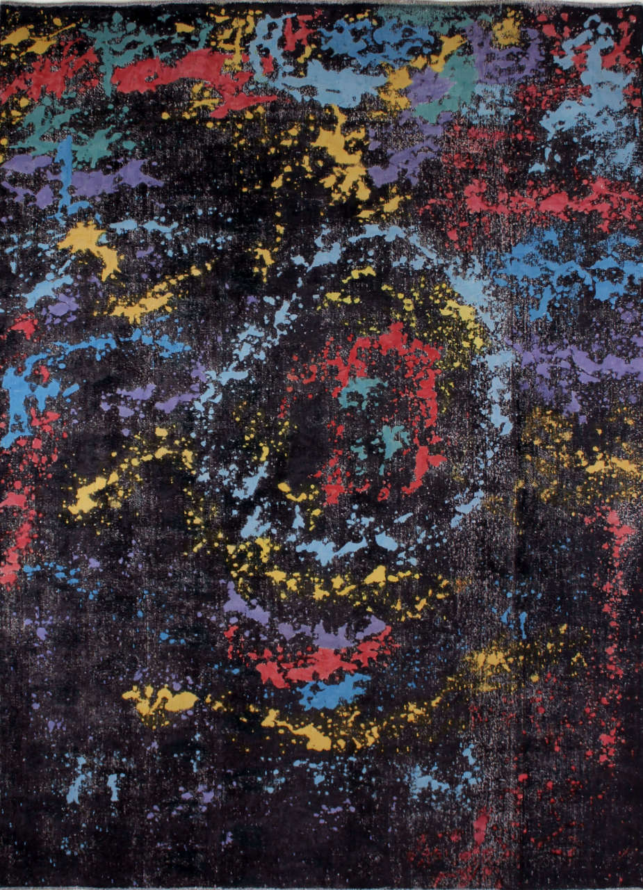 Modern Tasarımlı Tıraşlanmış İran Halısı