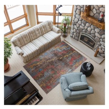 Renkli Modern Tasarım İran Halısı