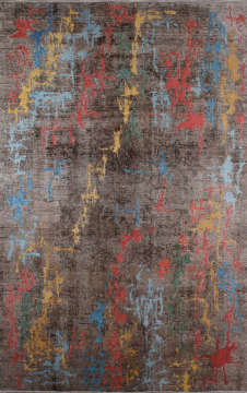 Renkli Modern Tasarım İran Halısı