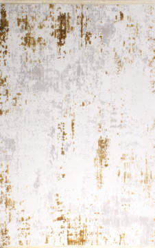 Beyaz Sarı Modern Halı