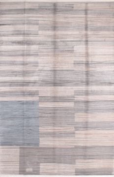 Modern Desenli Bambu Makine Halısı