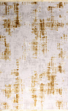 Kendinden Desenli Sarı Beyaz Modern Halı