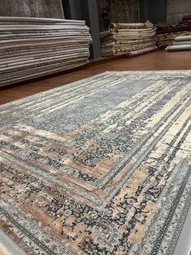 Bakır Renk Modern Halı