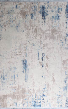 Modern Blue Patterned Carpet
