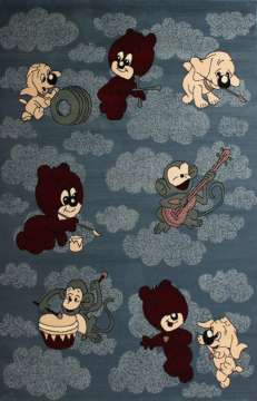 Koyunlu Naturel Bulut Çocuk Halısı