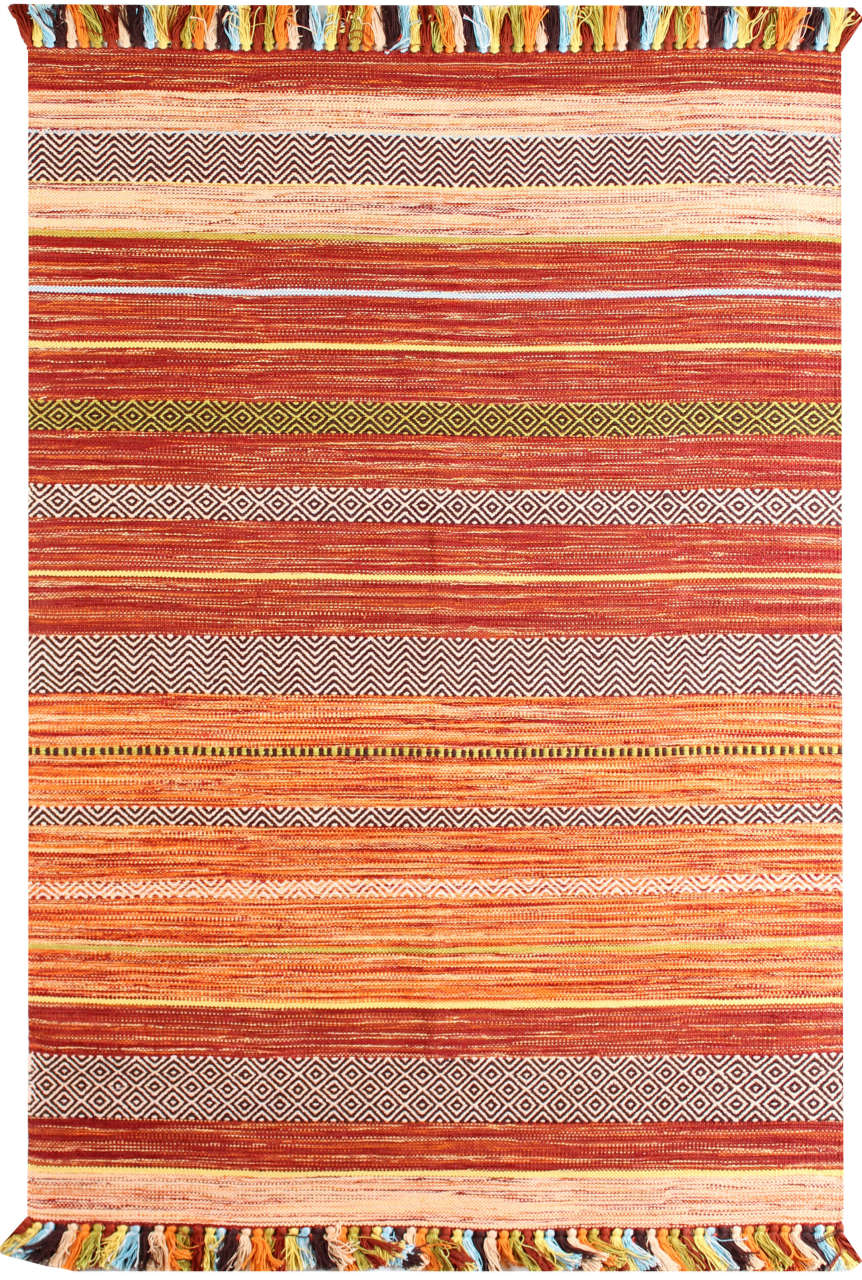 Turuncu İskandinav Kilim