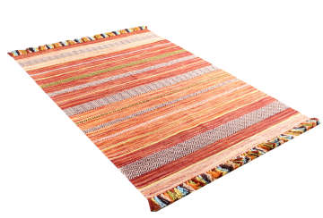 Orange Scandinavian Rug x 2:00 1:40