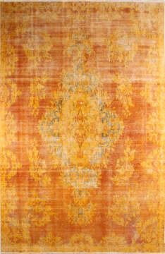 Turuncu Renk İran Halısı