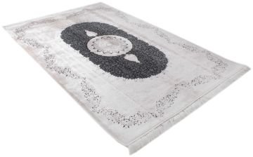 Siyah Göbekli Bambu Halı