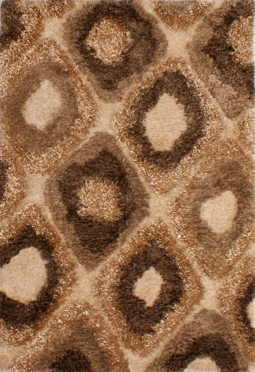 Baklava Desenli Shaggy Halı