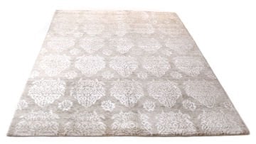 Silk Damask Patterned Handmade Carpet