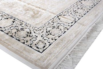Madalyon Desenli Şık Bambu Halı