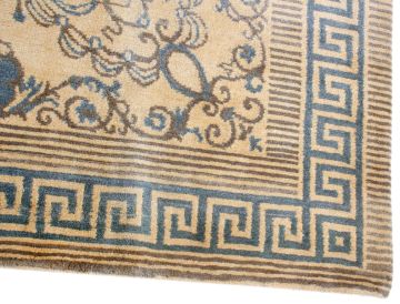 Versaillles Desenli İnce ve Sık Dokuma El Halısı