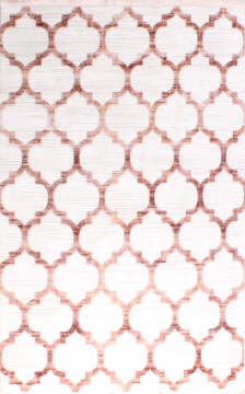 Pembe Beyaz Fas Morocco Desen Halı 1.20 x 1.80