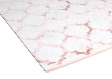 Pembe Beyaz Fas Morocco Desen Halı 1.20 x 1.80