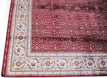 Hereke Desenli Bambu İpek Halı