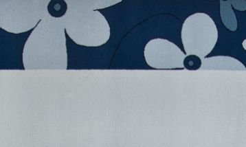 Koyunlu Standart Maral Gri Mavi Çiçekli Halı