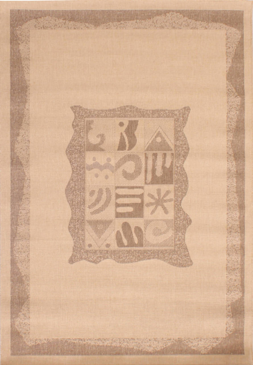 Yazlık Hasır Bej Halı