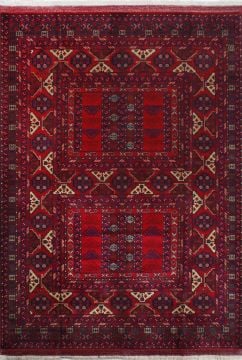 Kilim Desenli Etnik Afgan Halısı