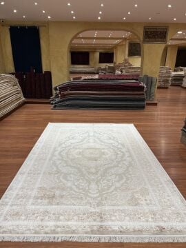 Göbekli Viskon Makine Halısı