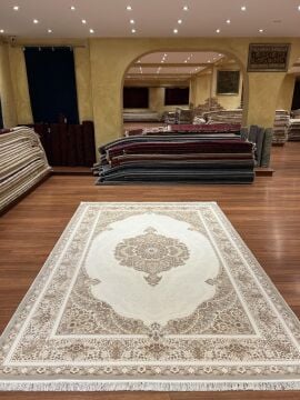 Göbekli Viskon Makine Halısı