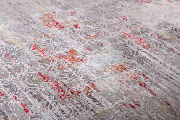 Soyut Desenli Parlak Bambu Halı 2.00 x 2.90