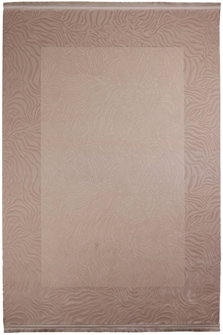 Krem Bordürlü Klasik Makine Halısı