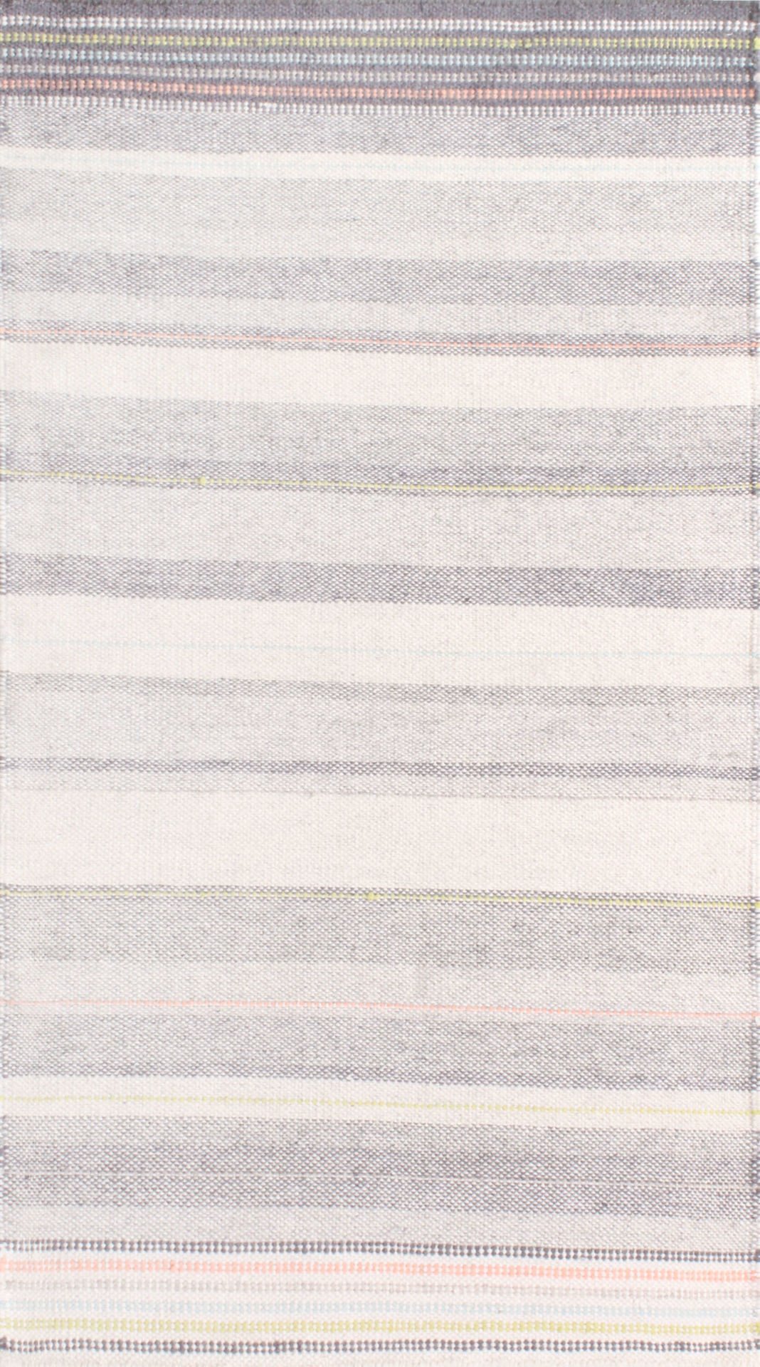 Gri Çizgili El Dokuması Kilim