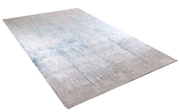 Mavi Detaylı Bambu Salon Halısı 2.00 x 2.90